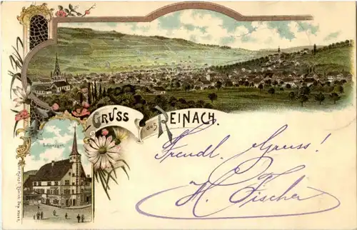 Grus aus Reinach - Litho -N2908