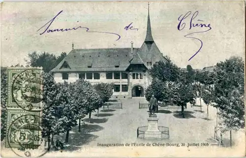Chene Bourg - Inauguration de l Ecole 1905 -173034
