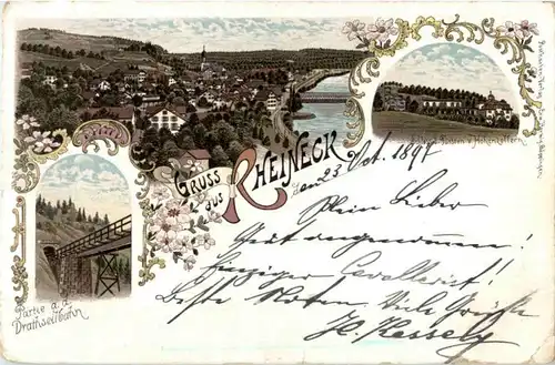 Gruss aus Rheineck - Litho -N2822