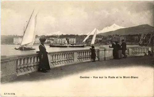 Geneve - Vue sur la Rade -172340