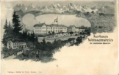 Kurhaus Weissenstein - Litho -N3014