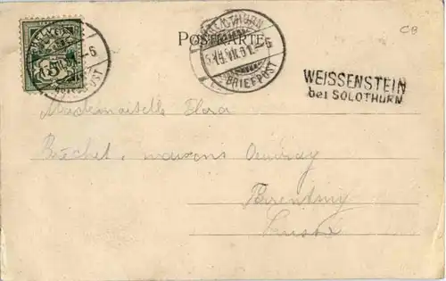 Kurhaus Weissenstein - Litho -N3014