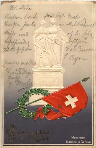 Monument National a Geneve - Prägekarte -172382