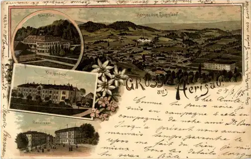 Gruss aus Herisau - Litho -N2832