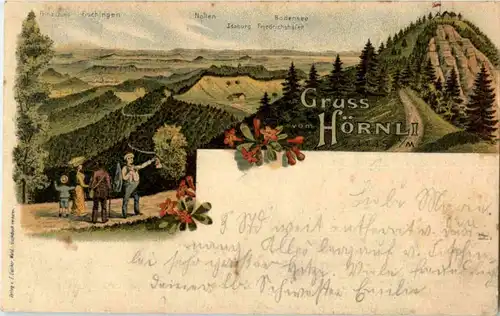 Gruss vom Hörnli - Litho -N3146