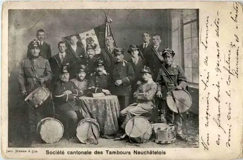 Neuchatel - Societe cantonale des Tambours -N3774