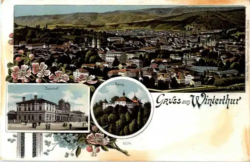 Gruss aus Winterthur - Litho -N2964