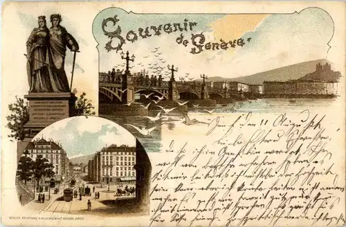 Souvenir de Geneve - Litho -172592