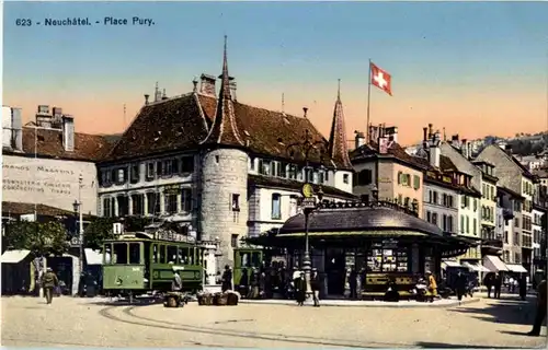 Neuchatel - Place Pury -N4038
