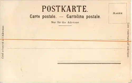 Gruss aus Hundwil - Litho -N2724