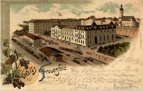 Gruss aus Frauenfeld - Litho -N2794