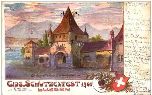 Luzern - Eidgen. Schützenfest 1901 -134408