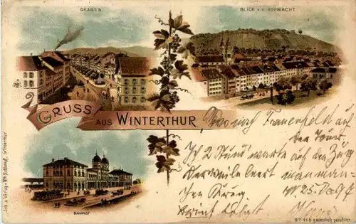 Gruss aus Winterthur - Litho -N2956