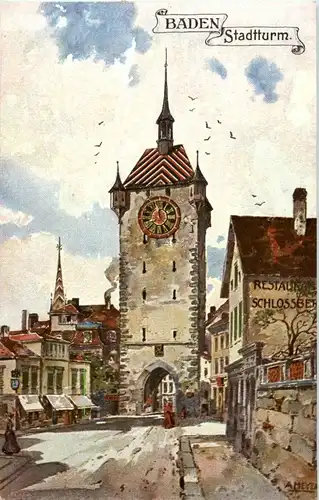 Baden - Stadtturm -173936