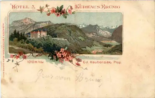 Hotel Brünig - Litho -N3758