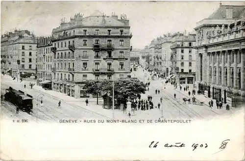 Geneve - Rues du Mont Blanc -173112
