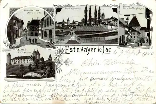 Estavayer le Lac - Litho -N2538