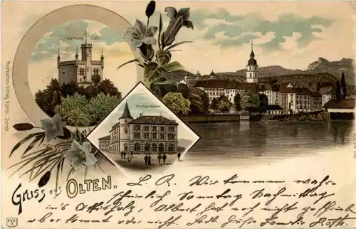 Gruss aus Olten - Litho -N2570