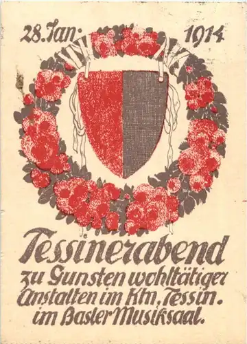 Basel - Tessinerabend 1914 -N3970