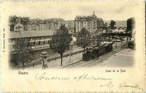 Geneve - Quai de la Post -173214