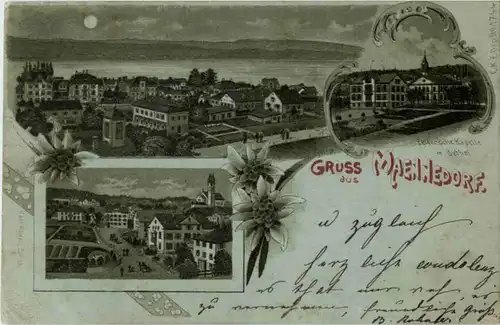 Gruss aus Männedorf - Litho -N2644