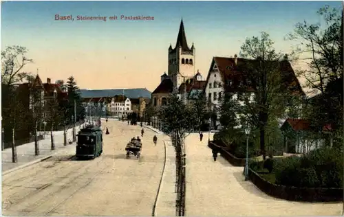 Basel mit Tram -N4544