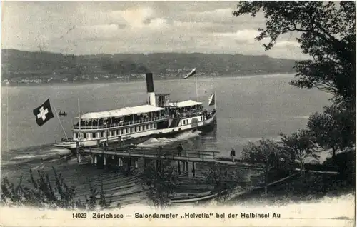 Zürichsee - Salondampfer Helvetia -N5226