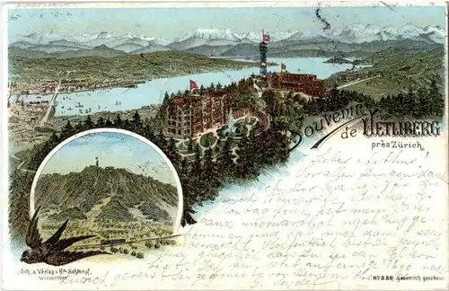 Souvenir de Uetliberg - Litho -N4680