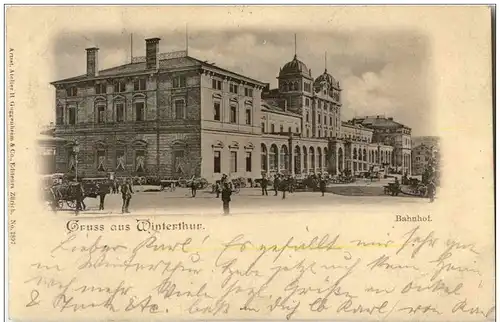Gruss aus Winterthur - Bahnhof -135272