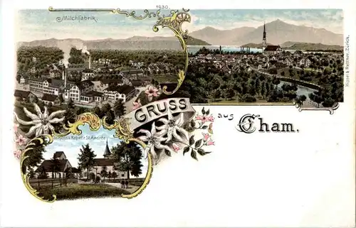 Gruss aus Cham - Litho -N2550