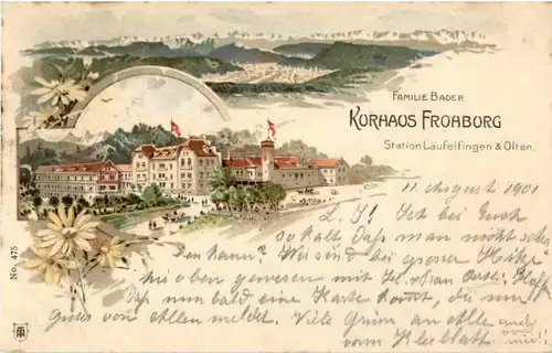 Läufelfingen Olten - Litho -N2574