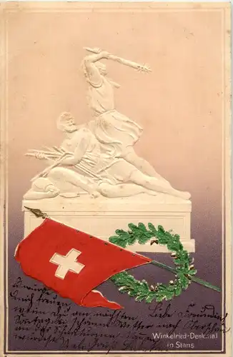 Stans - Prägekarte -N4288