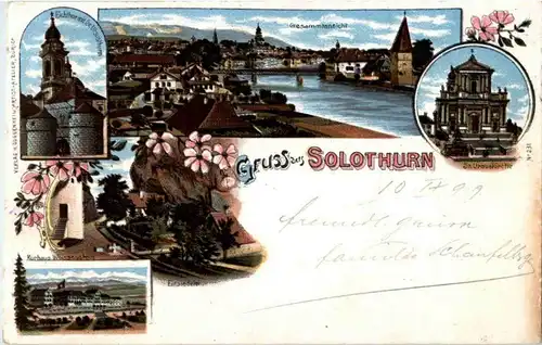 Gruss aus Solothurn - Litho -N2572