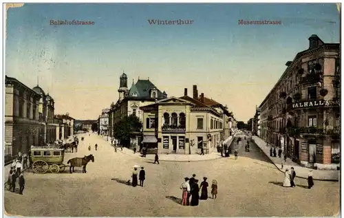 Winterthur - Bahnhofstrasse - Museumstrasse -135376