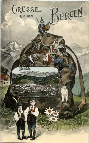 Grüsse aus den Bergen - Einsiedeln -N3274