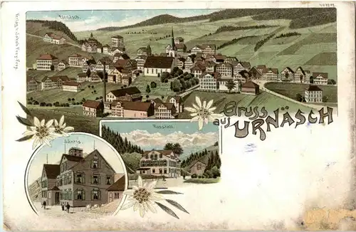 Gruss aus Urnäsch - Litho -N2694