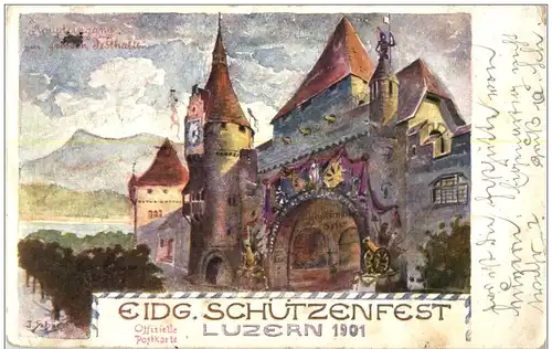Luzern - Eidg. Schützenfest 1901 -135654
