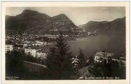 Lugano verso Monte Bre -135786