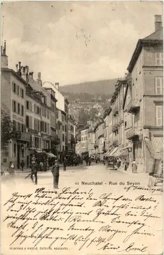 Neuchatel - Rue du Seyon -N3766