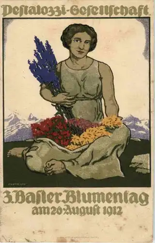 Basel - Blumentag 1912 -N3790