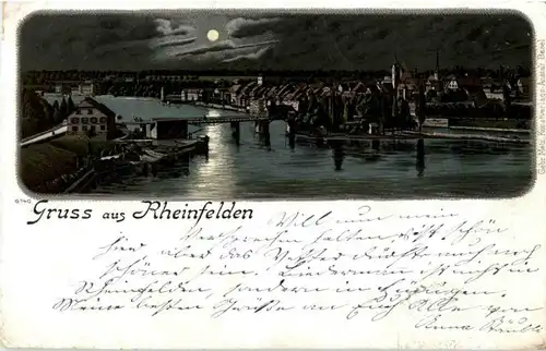 Gruss aus Rheinfelden - Litho -N3816