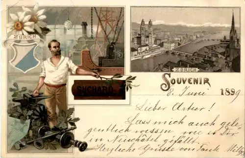 Zürich - Cacao Suchard - Litho -N3872