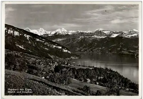 Sigriswil mit Eiger -136428