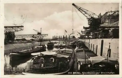 Basel Kleinhüninger Rheinhafen -N4160