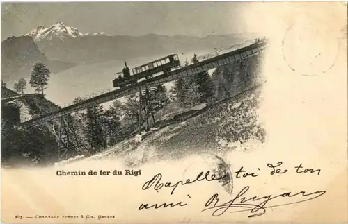 Chemin de fer du Rigi - Zahnradbahn -N4854