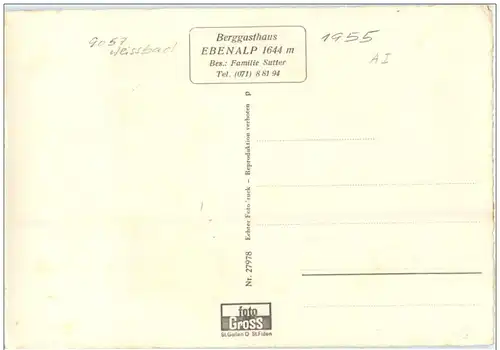 Weissbad - Berggasthaus Ebenalp -136656
