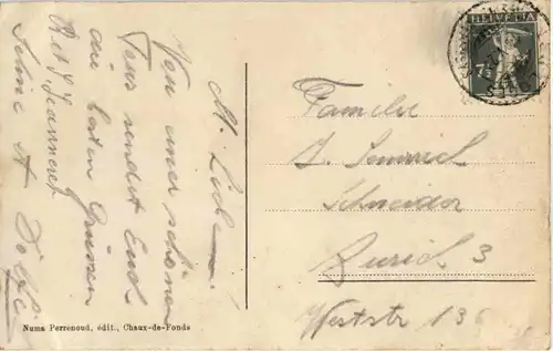 Les Loges - Hotel de la Vue des Alpes -N4074