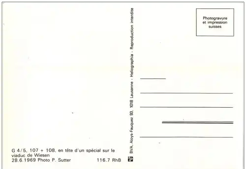 Viaduc de Wiesen - Eisenbahn -137196