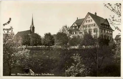 Mörschwil - Kirche und Schulhaus -179434