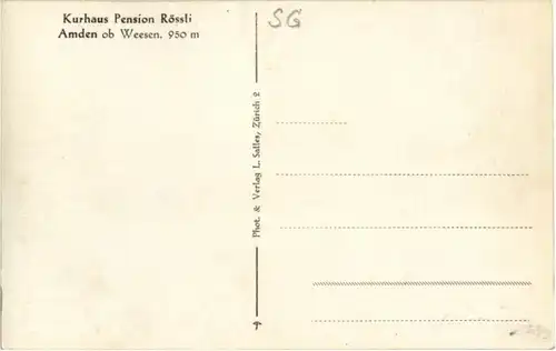 Amden - Pension Rössli -179500